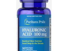 Puritan Pride Hyaluronic Acid 100mg - 30 Capsule (Acid hialuronic)